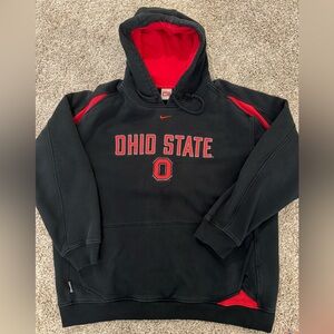 Vintage Nike Men’s Ohio State hoodie XL sweatshirt with front pockets